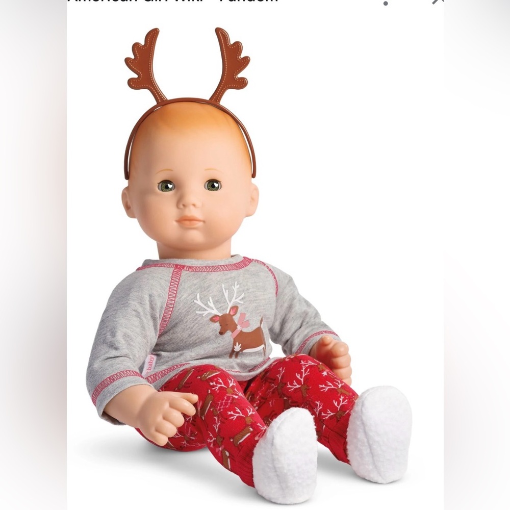 Bitty Baby American Girl doll festive pajama set
